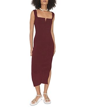 Galvan Freya V Back Dress