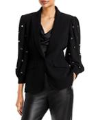 Cinq A Sept Amie Bejeweled Blazer