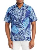 Tommy Bahama Through The Fronds Regular Fit Short-sleeve Silk Shirt