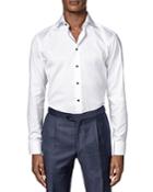 Eton Slim Fit Twill Dress Shirt