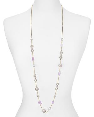 Alexis Bitter Crystal & Amethyst Station Necklace, 38
