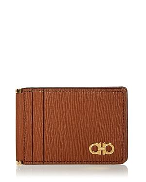 Salvatore Ferragamo Revival Leather Bifold Card Case