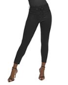 Good American Good Waist Lace Up Jeans In Black