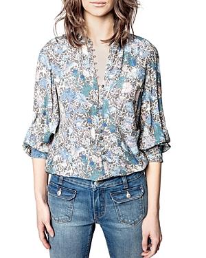 Zadig & Voltaire Twina Wild Garden Blouse
