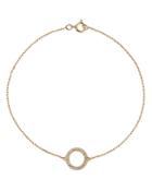 Bloomingdale's Diamond Circle Bracelet In 14k Yellow Gold, 0.08 Ct. T.w. - 100% Exclusive