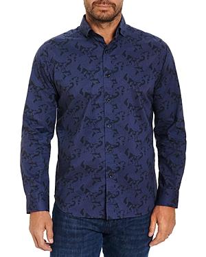 Robert Graham Mantina Cotton Paisley Print Tailored Fit Button Down Shirt