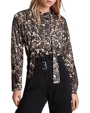 Allsaints Toni Kettu Printed Button Front Shirt