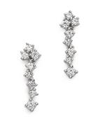 Bloomingdale's Diamond Cascade Drop Earrings In 14k White Gold, 0.35 Ct. T.w. - 100% Exclusive