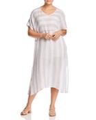 Eileen Fisher Plus Organic Linen Caftan Dress