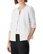 Eileen Fisher Ponte Knit Zip Jacket