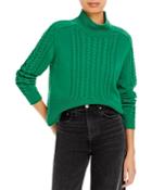 See By Chloe Cable Knit Turtleneck Sweater