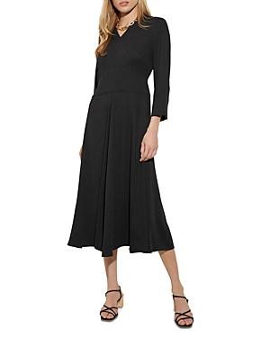 Misook V Neck Bracelet Sleeve Dress