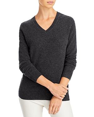 C By Bloomingdale's V Neck Cashmere Sweater - 100% Exclusive