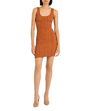 Herve Leger Ribbed Mini Dress