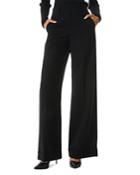 Alice And Olivia Dylan High Waist Cuffed Wide Leg Pants
