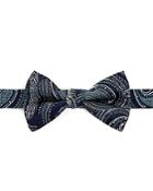 Ted Baker Silk Paisley Print Bow Tie