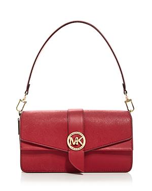 Michael Michael Kors Greenwich Medium Leather Shoulder Bag