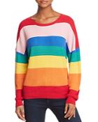 Honey Punch Rainbow Striped Sweater