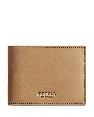 Shinola Outrigger Leather Slim Wallet