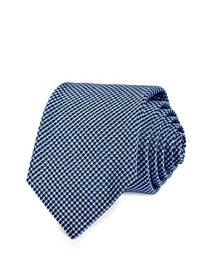 Boss Micro Diamond Grid Silk Classic Tie