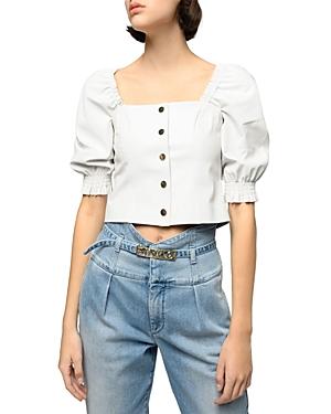 Pinko Lusinghiero Puff Shoulder Top