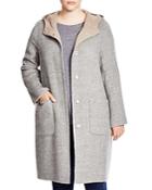 Eileen Fisher Plus Hooded Coat