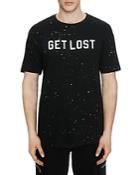 Eleven Paris Get Lost Cotton Splatter Print Graphic Tee