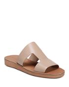 Via Spiga Women's Blanka Leather Slide Sandals