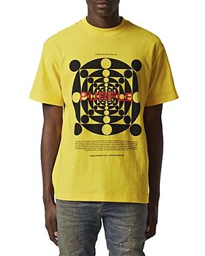 Purple Brand Cotton Textured Logo Graphic Tee
