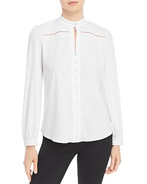Karl Lagerfeld Paris Keyhole Blouse