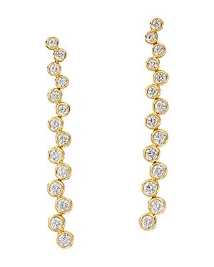 Gumuchian 18k Yellow Gold Moonlight Diamond Stiletto Drop Earrings