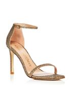 Stuart Weitzman Women's Amelina Ankle Strap Dress Sandals