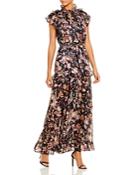 Sabina Musayev Gia Ruffled Maxi Dress