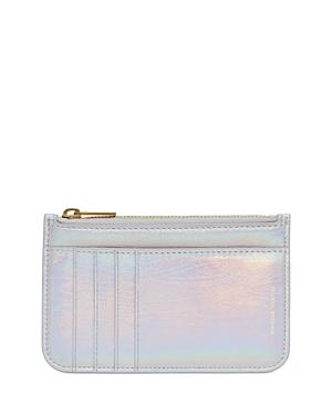 Mansur Gavriel Iridescent Leather Card Holder