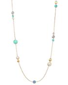 Marco Bicego 18k Yellow Gold Jaipur Station Necklace With Turquoise, Mother-of-pearl And Chalcedony, 26 - 100% Bloomingdale's Exclusive