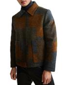 Nn07 Gael Wool Blend Printed Jacket