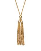 14k Yellow Gold Double Tassel Necklace, 30 - 100% Exclusive