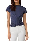 Joe's Jeans Chloe Ruched Crossover Tee