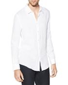 John Varvatos Collection Linen Classic Fit Shirt