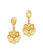 Marco Bicego 18k Yellow Gold Petali Flower Drop Earrings - 100% Exclusive