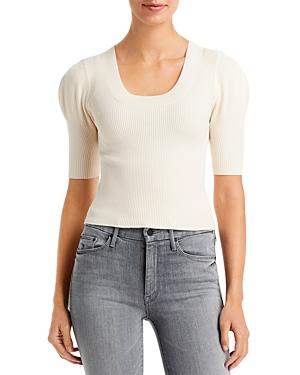 525 Cropped Puff Sleeve Sweater