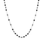 John Hardy Sterling Silver Classic Chain Necklace With Black Onyx Beads