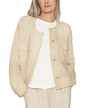 B New York Eco Cropped Collarless Jacket