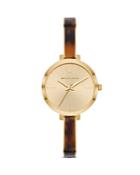 Michael Kors Jaryn Gold-tone & Tortoise Bangle Bracelet Watch, 36mm