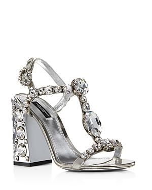 D & G Women's Embellished High-heel Sandals
