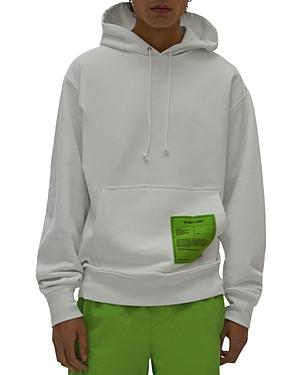 Helmut Lang Patch Detailed Cotton Hoodie
