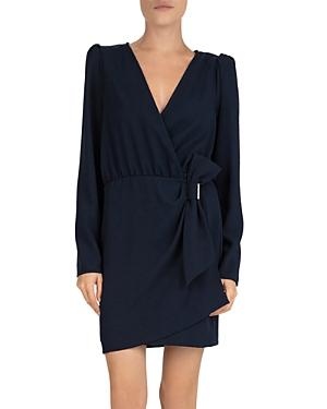 The Kooples Daisy Bow-detail Crepe Dress