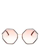Chloe Women's Poppy Geometric Octagonal Sunglasses, 58mm