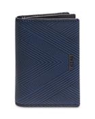 Tumi Nassau Chevron Gusseted Card Case