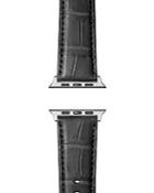 Shinola Alligator Embossed Leather Strap For Apple Watch